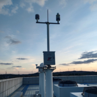 Station météo automatique à ultrasons YG-QXZ RS485 Modbus ASA pour capteurs sans fil à énergie solaire, navires marins, ponts