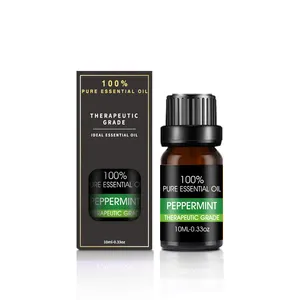 100 Pure Aromaterapia Oil Difusor Organic-10ml Pure óleo essencial única garrafa
