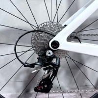 Vélo de course sur route en fibre de carbone KOZO 2nd T800, freins à disque hydrauliques, 24 vitesses, roues 700C, léger, jantes en carbone SHOXSOUL 50 mm