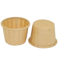 Mini moule à muffins brun anti-graisse de qualité alimentaire moule à gâteaux tasses à pâtisserie et étui en papier pour cupcakes pour chocolats