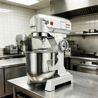 Mélangeur planétaire électrique à faible consommation d'énergie 10L-80L, silencieux, pour boulangerie commerciale, hôtels, pâte, pain, gâteaux, noix