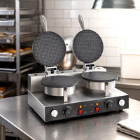 Gaufrier électrique en acier inoxydable pour usage commercial dans les restaurants, les pâtisseries, les hôtels et les foyers