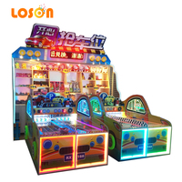 Parque de atracciones multijugadores que funciona con monedas de Feria de diversión comercial interior juego de reacción rápida máquina móvil