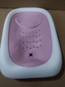 Douche de sécurité en plastique pliable, <span class=keywords><strong>baignoire</strong></span> pour bébé, <span class=keywords><strong>baignoire</strong></span> pour nouveau-né sensible à la température <span class=keywords><strong>avec</strong></span> support de bain pour bébé au toucher doux - Product Image 6