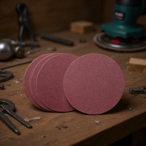 Discos Abrasivos Fervi con Respaldo Adhesivo, Discos de Lijado de 150 mm para Pulir Madera y Metal - Product Image 3