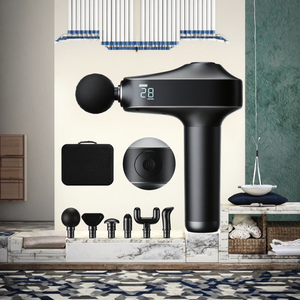 Pistola de Masaje Muscular Inalámbrica Recargable 2024, Bajo Ruido, 30 Velocidades, Cabezal de Percusión de Tejido Profundo, Producto de Dropshipping para el Cuerpo - Product Image 3