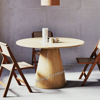 Table d'événement commerciale au design moderne Table d'appoint en bois pour restaurant, banquet, fête de mariage