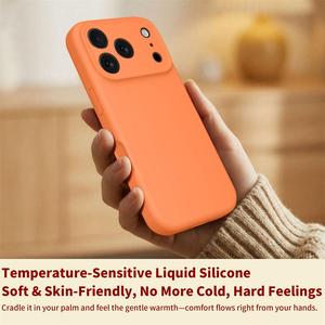 <span class=keywords><strong>Cover</strong></span> per Telefono in <span class=keywords><strong>Silicone</strong></span> per <span class=keywords><strong>iPhone</strong></span> 17 16e 15 14 <span class=keywords><strong>13</strong></span> <span class=keywords><strong>Pro</strong></span> <span class=keywords><strong>Max</strong></span>, Custodia Protettiva Impermeabile di Lusso per Cellulare, Nuovo Design - Product Image 3
