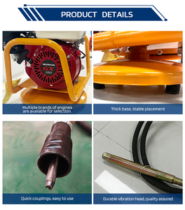 GZD Portable Concrete <strong>Vibrator</strong> Gasoline Engine Power Concrete <strong>Poker</strong> <strong>Vibrator</strong> Machine - Product Image 4