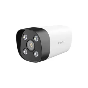 Tenda IT7-PCS กล้องวงจรปิด PoE 4MP,กล้องนิรภัยแบบเต็มจอสี2560*1440 Night Vision กันน้ำ IP67กล้องวิดีโอเครือข่าย