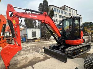 Excavatrice sur chenilles d'occasion 6 tonnes KX163-5 avec chenilles en caoutchouc, modèle 2021-2023, moteur, godet de 0,2 m³, 1000 heures d'utilisation, boîte de vitesses. - Product Image 3