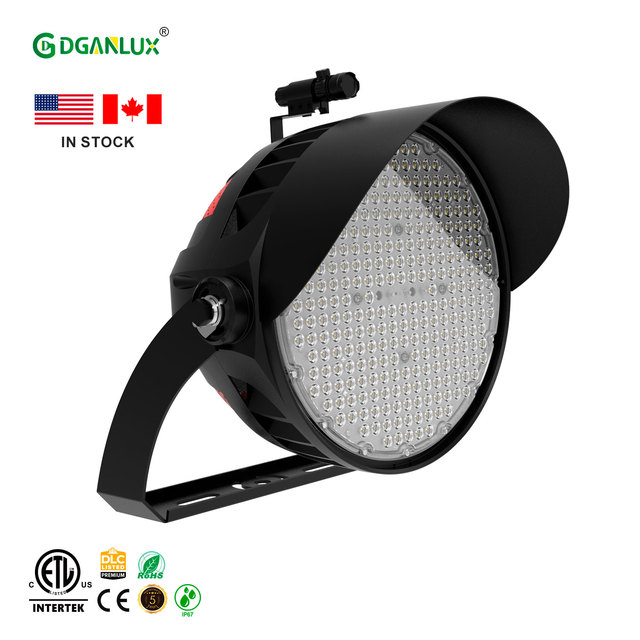 High Brightness 300W-1200W IP65 Waterproof Die-casting Aluminum LED Stadium Lights ETL Certification Dimmable Outdoor