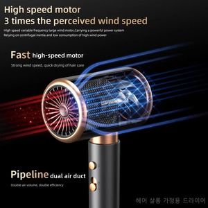 New 2000W Professional Hair Dryer Negative Ion Blow Dryer Home Hot Cold Wind Air <b>Brush</b> Hairdryer Strong <b>Power</b> Dryer Salon Tool - Product Image 3