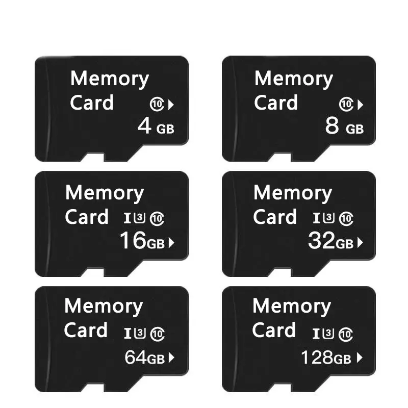 Высокоскоростная мини-карта памяти TF SD Card C10 U3 8 ГБ 16 ГБ 32 ГБ 64 Гб 128 ГБ SD карта памяти для видеорегистратора