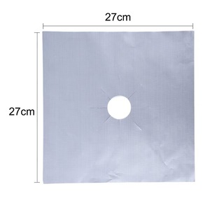 4 pièces de protection de surface pour cuisinière à gaz de 27 cm, lavables, résistantes à l'huile et à la saleté, accessoires de nettoyage de cuisine - Product Image 6