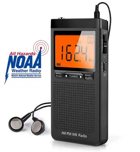 Alerta de Emergência Mesmo Tempo Noaa Am Fm Rádio portátil