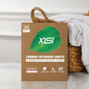 Schlussverkauf umweltfreundliches biologisch abbaubares Waschpulver Papier Wäschelaken für Baby