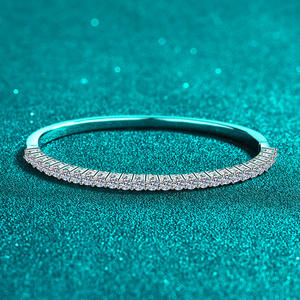 Vente chaude cadeau de vacances Bracelet de luxe tempérament Simple 925 Bracelet à breloques en argent mode exquis Bracelet en diamant complet - Product Image 3