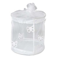 Cage d'élevage de papillons personnalisée Fermeture à bouton à motif solide Caractéristique respirante pour les événements de libération de papillons