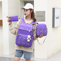 Vente en gros Offre Spéciale mode pas cher 3 Pcs Set Adolescentes Jeunes Filles Pop Enfants Sac à dos Sacs d'école Grande Capacité Sac de voyage