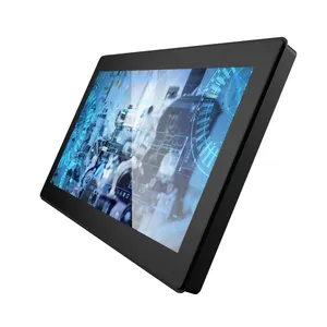 12 Inch True Flat Resolution LED Display Panel Pc Led Industrial Touch Screen Pc Monitor Industrial Vesa Mount Wall M
