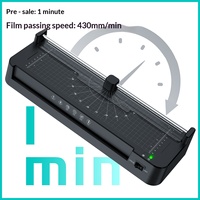 Máquina Laminadora y Recortadora A3 para Oficina y Hogar, Sellado y Corte de Documentos, Fotos y Películas