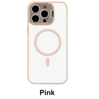 Funda Magnética Transparente de Lujo Kingsoul con Anillo de Epoxi, Impermeable, Plegable, Material TPU+PC, Color Personalizado, Estilo Ins, Multimarca