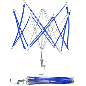 Charmkey filato regolabile per maglieria ombrello supporto per matassa avvolgitore per filo Patchwork strumento per cucire in <span class=keywords><strong>acciaio</strong></span> inossidabile con corda di lana rapida - Product Image 1