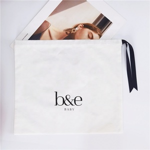 Custom Luxury <b>Drawstring</b> Gift Dust Pouch <b>Bag</b> for Handbags Ribbon <b>Drawstring</b> <b>Bag</b> Shoes Dust <b>Bag</b> With Logo - Product Image 5
