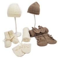 Barboteuses tricotées Ensemble de vêtements en coton pour bébé Couverture en cachemire Ensemble de chaussons Boonet Ensemble bébé en cachemire