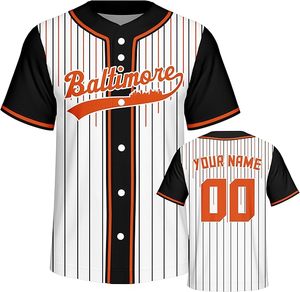 Tontons Usine Personnalisé Unisexe Baseball Maillots À Manches Courtes T-shirts cousus Logo Personnalisé Sublimation Impression Adulte - Product Image 3