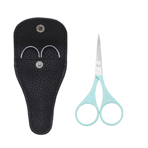 Professional Cuticle <b>Nail</b> Scissors Stainless Steel Pointed Sharp Tip Arrow Head Manicure Tool Custom Logo with PU <b>Pouch</b> - Product Image 1