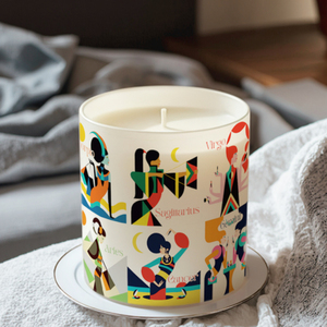 Christmas Gift Wholesale Customized Glass <b>Candle</b> Home Decor Luxury Aroma Soy Wax Scented <b>Candle</b> Glass <b>Candle</b> - Product Image 5