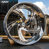 Jantes forgées NJQS 5x112 5x120 5x114.3 de 22, 24, 26, 28 pouces à déport profond pour Intro Impala, Oldsmobile, Caprice, Pickup