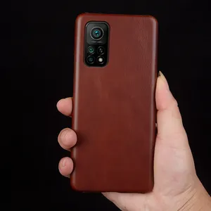 For Xiaomi Redmi 10lite Handmade Real Cowhide Case For Redmi 10T 10 Oil Wax Shockproof Leather Case