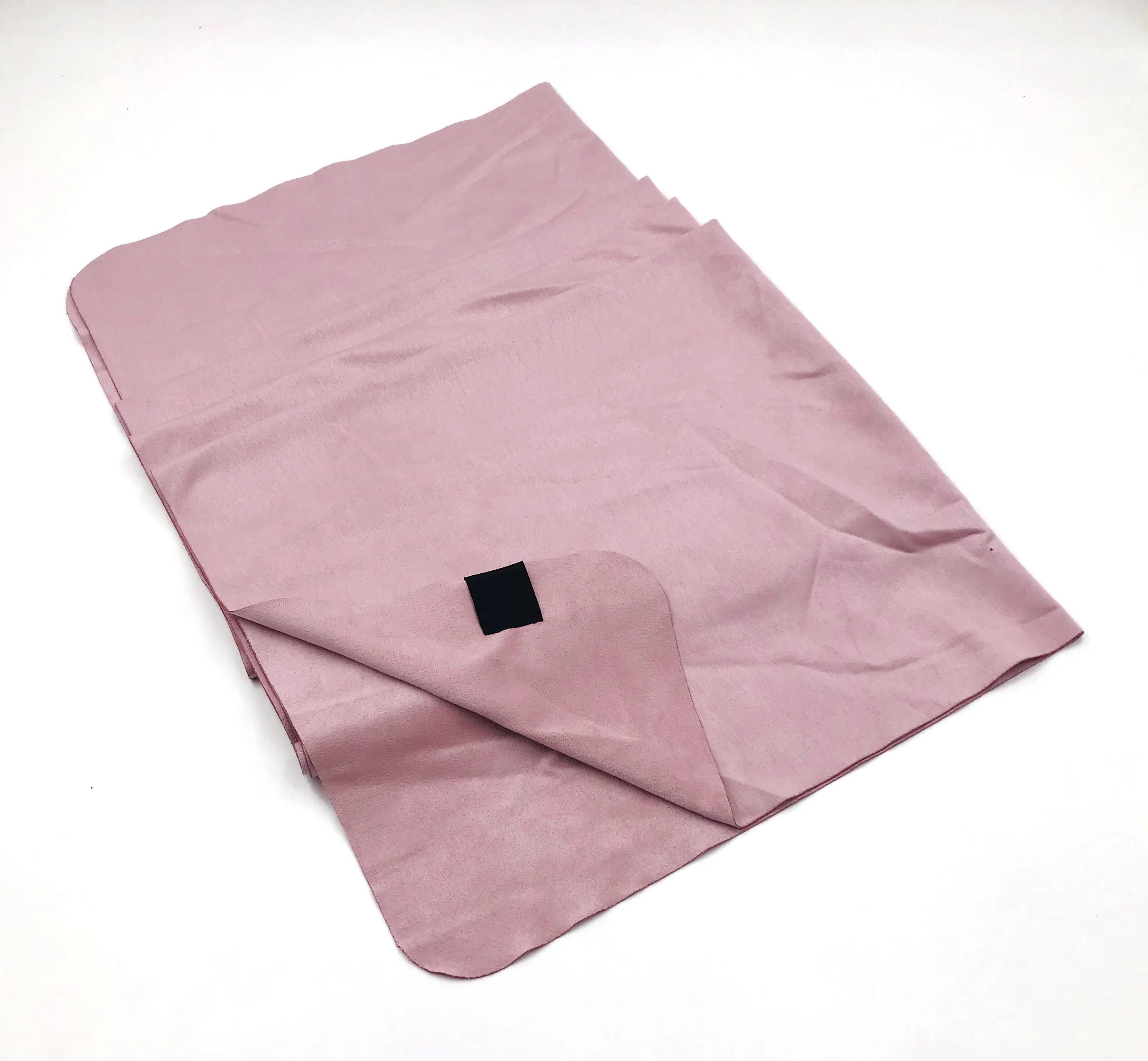 Assorbente portatile riciclato eco-friendly in microfibra camoscio personalizzato yoga tappetino asciugamano con presa antiscivolo