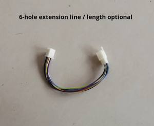 Elektrische Driewieler Plug Verlengsnoer Plastic Kabelboom <span class=keywords><strong>2</strong></span> <span class=keywords><strong>3</strong></span> 4 6 9 Gaten Modificatie Lijn Voor Auto Koperen Geleider - Product Image 3