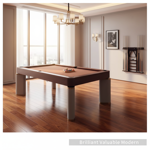Mesa de <span class=keywords><strong>Billar</strong></span>/<span class=keywords><strong>Pool</strong></span> Moderna de Lujo de Alta Calidad con Base de Pizarra de 7/8/<span class=keywords><strong>9</strong></span> pies, Personalizable, con Bolsillos de Cuero Genuino y Rieles de Madera Sólida para Uso en Interiores - Product Image 5