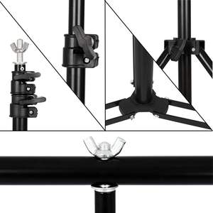 T-Shape Background Frame Support System 60*70cm Metal Studio Stand for Photo <b>Shoots</b> by SH D0100H5T0FX - Product Image 5