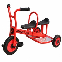 Nouveau tricycle à deux places pour enfants, vélo à deux places pour aire de jeux