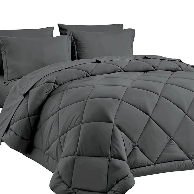 Buyer designer home use 3-piece luxury comforter quilted bedding set
