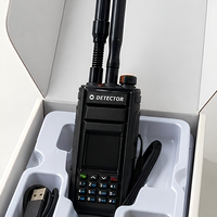 Équipement portable de détection de drones à large bande passante 300 MHz-6200 MHz avec deux antennes et balayage synchrone multicanal sur plus de 1 km