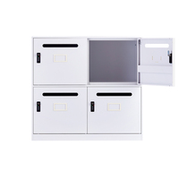 Classeur moderne à portes coulissantes en acier Mobilier de bureau pour bureau, cuisine, extérieur, école, atelier, salle de sport à faible profondeur