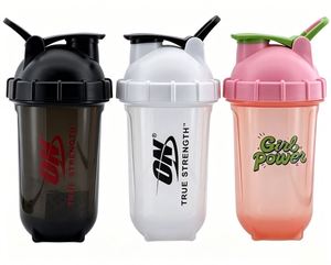 New Style 500ml 700ml Clear Custom Logo Fitness Bpa Free Plastic Gym Protein <b>Shaker</b> <b>Bottle</b> - Product Image 6