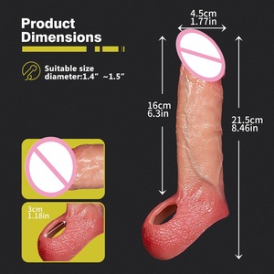 Condones de Goma Frescos de 450g para Hombre, Condones <span class=keywords><strong>Durex</strong></span> de 7 Pulgadas y 450g para Hombre, Condones de Silicona Grandes de 450g para Hombre - Product Image 3