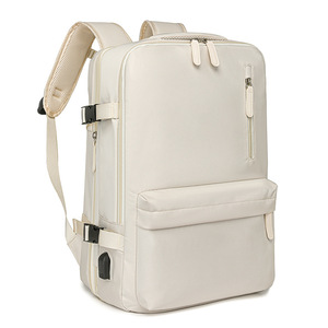 Mochila de Viaje Multifuncional Oxford Unisex, Bolsa de Avión con Puerto USB, Impermeable, Transpirable, Ligera, para Portátil - Product Image 4