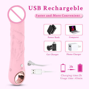 Masturbador femenino realista Juguete sexual para adultos 10 modos de vibración Estimulador del punto G del clítoris Consolador suave Silicona + ABS IPX5 - Product Image 3