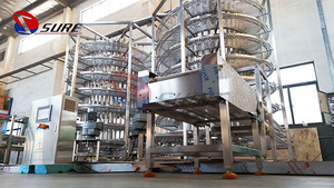 Machine de surgélation rapide IQF, congélateur à choc, congélateur spirale, congélateur Humberg, congélateur spirale simple pour homard et crevettes - Product Image 4