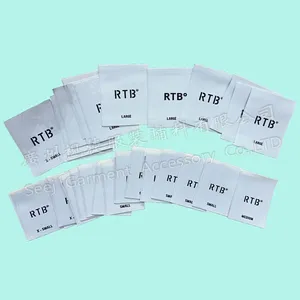 맞춤형 크로 셰 뜨개질 기계 의류 라벨 남성용 여성 의류 고밀도 컴퓨터 짠 직사각형 칼라 - Product Image 6