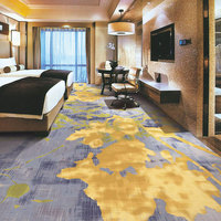 Axminster Hotel Wand-zu-Wand-Steppenteilreste 3D-Blumen-Design individuelles Muster Wolle Nylon Schlafzimmer Gebetswagen Banketthallen